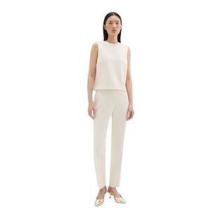 Theory Cream Pants & Jumpsuit Set
